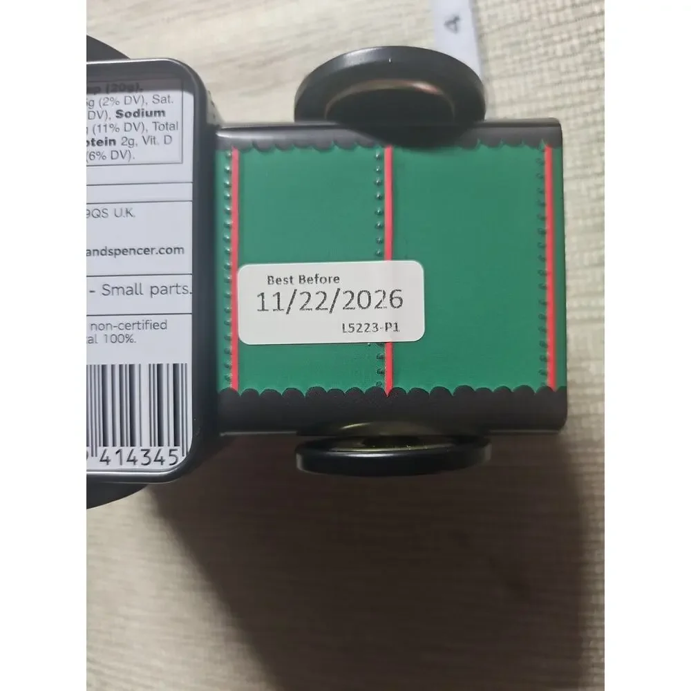 New Marks And Spencer Christmas Hot Chocolate Train Tin M&S Empty